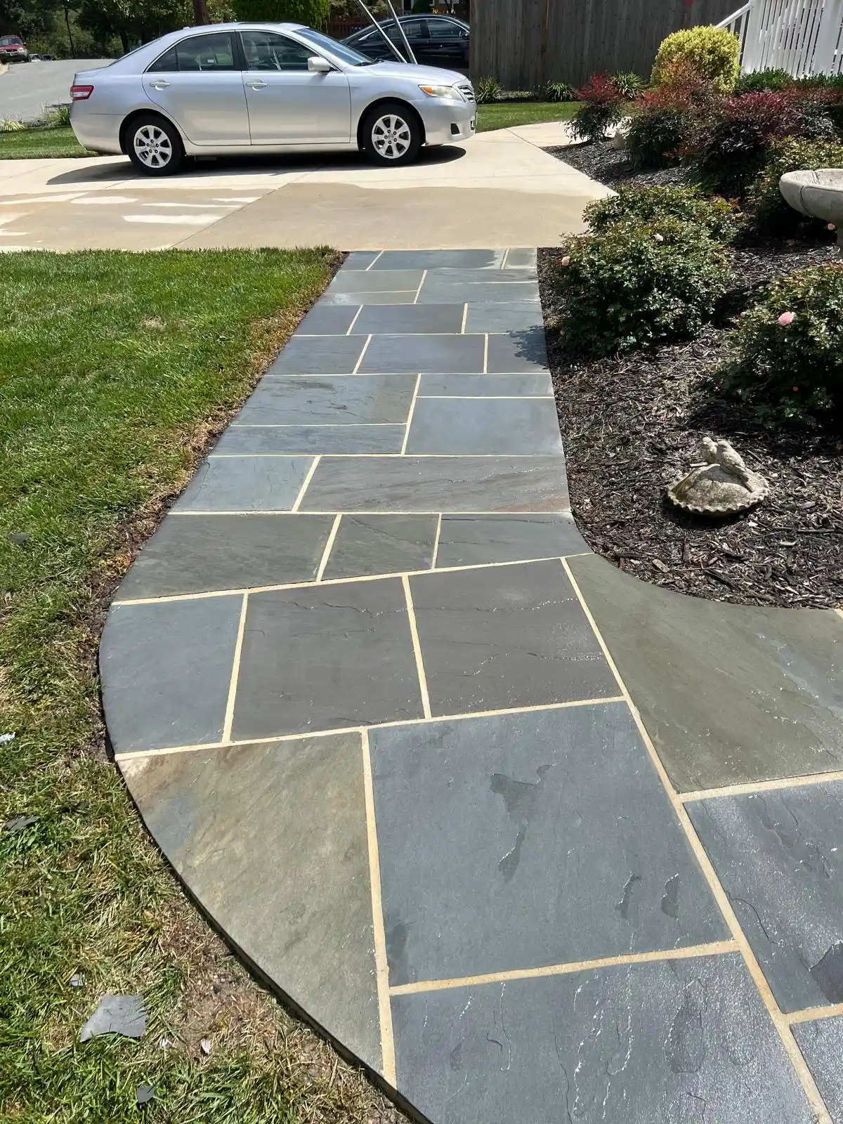 Paver patio installation in Maryland 14