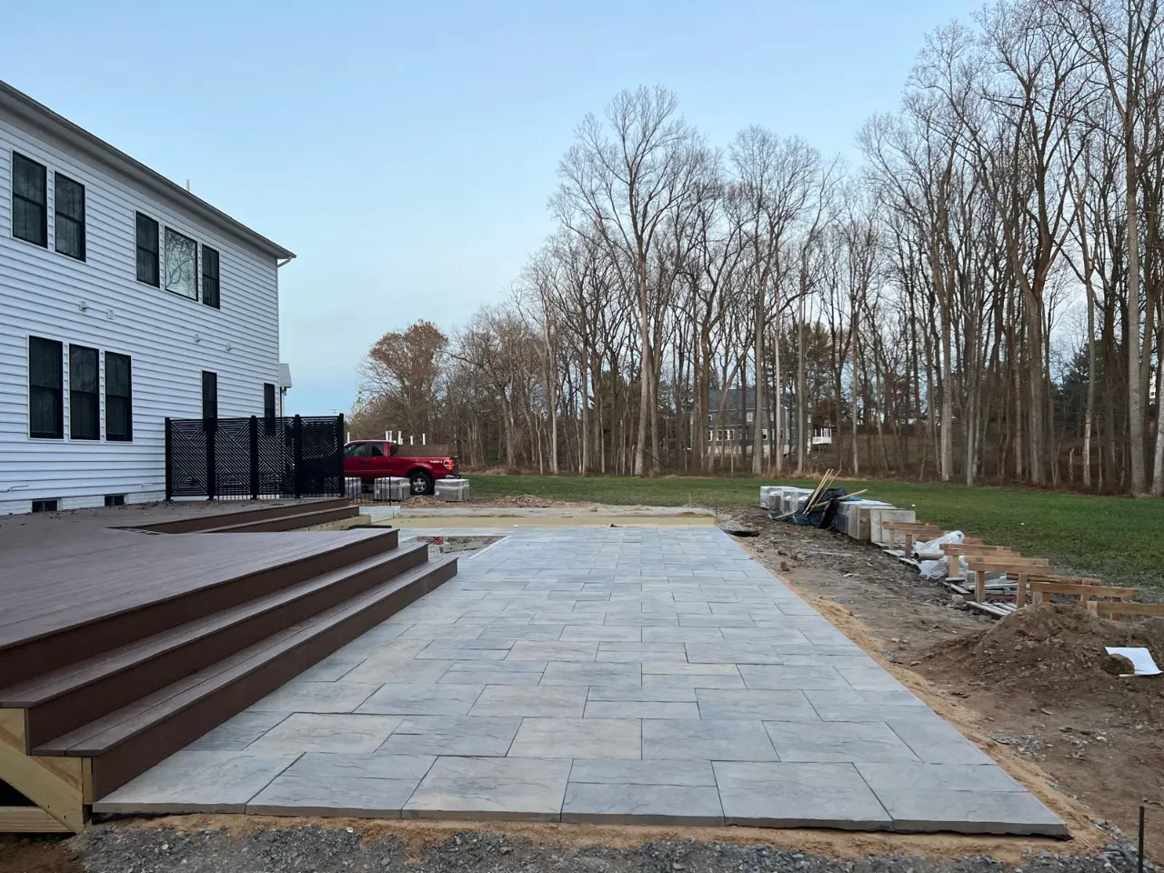 Paver patio installation in Maryland 3