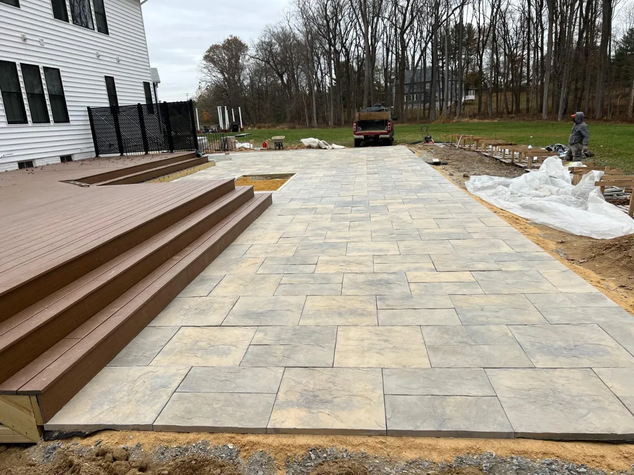Paver patio installation in Maryland 4