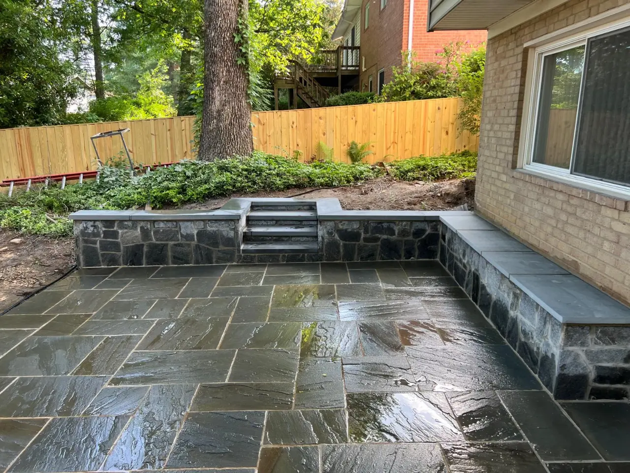 Paver patio installation in Maryland 9