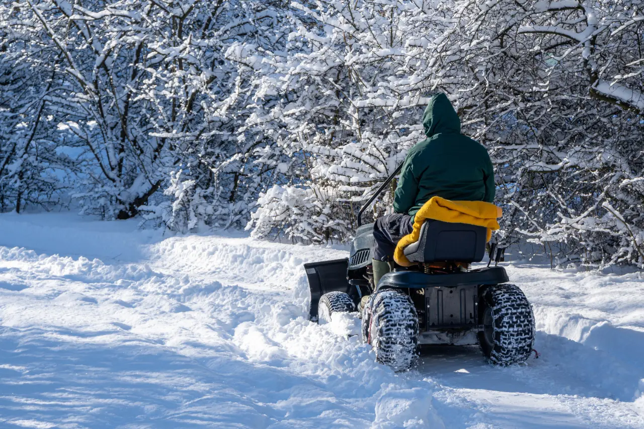 Driveway snow removal in Maryland